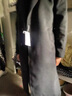 狄帝鯊（DIDISHA）秋冬季毛呢大衣男加棉加厚風(fēng)衣中長(cháng)款過(guò)膝韓版雙排扣西裝領(lǐng)外套男 灰色 2XL 曬單實(shí)拍圖