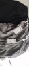南极人短裤男五分裤夏季新韩版宽松大码运动男士休闲沙滩裤百搭中裤男装 黑色加灰色 XL 实拍图