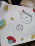 圣贝恩（sepeon）新生婴儿包单初生宝宝包巾产房宝宝产房用品0-2岁夏季裹被包被 两条装（太空小白熊+小黄鸭） 85cm*85cm 实拍图