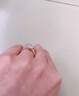 幸美珠寶18K玫瑰金1克拉群鑲鉆戒結(jié)婚求婚彩金鉆石戒指女款婚戒真品 1克拉效果23分FG色 18K玫瑰彩金 曬單實(shí)拍圖