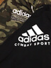 阿迪達(dá)斯 （adidas）衛(wèi)衣男秋冬圓領(lǐng)保暖外套跑步健身運(yùn)動(dòng)套頭衫 黑白 M  曬單實(shí)拍圖