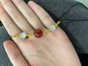 彩荷本命年紅繩手鏈女編織情侶紅瑪瑙手串項(xiàng)鏈?zhǔn)掷K送女友七夕禮物 紅瑪瑙項(xiàng)鏈抖音同款 曬單實(shí)拍圖