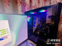 航嘉S920暴風(fēng)雪海景房電腦小機箱臺式主機m-atx純白色240水冷風(fēng)扇itx包豪斯迷你mini電源 S920全視黑+棱鏡4-SE黑色*3 機箱僅支持240水冷/M-ATX中板 曬單實(shí)拍圖