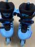 Rollerblade轮滑鞋平花式溜冰鞋儿童全套装男女初学者两用可调专业旱冰APEXXC 蓝色 S码（29-32） 实拍图