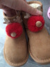 巴拉巴拉童鞋儿童加绒雪地靴圣诞风男女童短靴卡通萌趣棉靴冬 小鹿款（卡其色） 27码 实拍图
