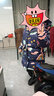 ABC KAIA女童羽絨服2024新款中小童女寶寶洋氣中長(zhǎng)款兒童女孩加厚冬裝外套 藏青色青色 140 曬單實(shí)拍圖