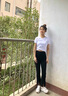 ZONYOUQ品牌時(shí)尚老爹鞋女秋冬季新款網(wǎng)面透氣輕便軟底休閑運動(dòng)鞋 灰蘭 37 曬單實(shí)拍圖
