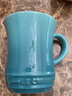酷彩（Le Creuset） 炻瓷400毫升馬克杯子咖啡早餐辦公家用茶水杯麥片早餐杯陶瓷歐式 400ml馬克杯加勒比藍 曬單實(shí)拍圖