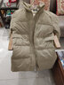 啄木鳥(niǎo)（TUCANO）中長(cháng)款羽絨棉服女外套2025新款冬季寬松大碼棉衣加厚媽媽洋氣棉襖 淺卡其 L (建議110-125斤) 曬單實(shí)拍圖
