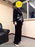俞兆林中年媽媽裝運動套裝女洋氣新款中老年女裝春秋金絲絨老年人上衣服 紅色 XL (推薦85-105斤左右) 曬單實拍圖