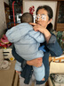 babycare兒童羽絨連體衣冬季嬰兒外出服寶寶羽絨服 哈沃伊松石藍 90cm  曬單實拍圖