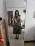 兩三事梵高文藝復古油畫(huà)連衣裙女2025新款寬松民族風(fēng)裙子衣鈴懸花 米黃色預售 S 曬單實(shí)拍圖