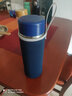 富光杯套保護套水杯套通用杯子套隔熱防摔玻璃杯套帶提繩 海軍藍大號 曬單實(shí)拍圖