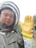 蜂之家 養蜂防蜂服全套透氣棉布連體防護服衣耐磨耐臟收蜂新款蜜蜂手套 連體防蜂衣+羊皮手套+木柄蜂掃 XXL（165-180cm） 曬單實(shí)拍圖