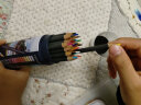 得力(deli)水溶性彩铅 大师铁桶彩色铅笔 美术学生专业手绘涂色绘画笔套装（附毛笔）24色画筒 68100五一出游六一儿童节 实拍图