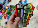 凯迪威合金声光回力校车模型 真人语音巴士公交车玩具车 双层巴士蓝色 实拍图