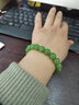 白玉世家保價(jià)11.11和田玉碧玉手串男 菠菜綠手鏈女玉石玉器珠串 清心（碧玉素珠款） 曬單實(shí)拍圖