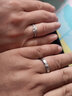 鳴鉆國(guó)際鉆戒 鉆石對(duì)戒 情侶鉆石戒指男女款/結(jié)婚鉆石對(duì)戒/生日禮物 對(duì)戒 鉑金版 曬單實(shí)拍圖