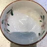 多美然（DuoMeiRan）釉下彩繪櫻花碗盤(pán)碟陶瓷餐具家用吃飯碗菜盤(pán)子湯碗套裝組合送禮 4.8寸櫻花飯碗 曬單實(shí)拍圖