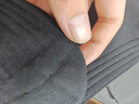 錦行記100%棉襪子男中筒春夏款純棉抗菌防臭全棉商務(wù)襪抽條黑色男襪長(cháng)襪 2黑+2深麻灰 4雙 均碼 曬單實(shí)拍圖