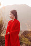 佰惠子時(shí)慕語(yǔ)原創(chuàng  )漢服女成人新品中國紅飄逸風(fēng)古裝仙俠仙日?？纱┻B衣裙 洛神(紅色) M 曬單實(shí)拍圖
