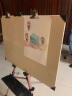 蒙玛特(Mont Marte)画板画架套装 玫瑰红金属画架折叠可手摇画板架素描绘画写生铝合金画画三角架4k画板套装 实拍图