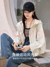 香影【防風(fēng)】工裝風(fēng)連帽短外套女2025秋季新款戶(hù)外小個(gè)子白色風(fēng)衣 鷺白 XL 170/92A/125-140斤 曬單實(shí)拍圖