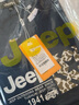 吉普（JEEP）【7A抗菌】100%純棉T恤男士短袖夏季寬松透氣衣服男裝 白色 4XL 曬單實拍圖
