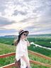 CHANEELR & KARITH披肩2025新款女圍巾旅游連帽保暖斗篷披風流蘇毛衣毛毯兩用針織衫 米色 寬度：85cm長度：102cm 曬單實拍圖