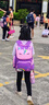 浪莎（LangSha）兒童褲子女童春夏打底褲莫代爾薄款運動褲寶寶休閑九分褲 黑色130 曬單實拍圖
