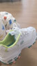斯凯奇（Skechers）老爹鞋子女小白鞋熊猫鞋冬季运动休闲厚底百搭99999863/88888008 99999863-白色/绿色/WGR 36 实拍图