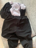 萌芯茴新款小香風(fēng)套裝女2023夏季顯瘦時(shí)尚雪紡衫褲子休閑兩件套女 黑色拼接灰色 兩件套 2XL 建議125-140斤 曬單實(shí)拍圖