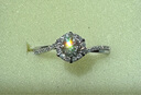 AEAW Jewelry豪華顯大18K金鑲D色人工培育鉆石戒指人造鉆石戒指 送女朋友禮物 18k金30分D/VVS1/3EX/NGIC證 曬單實(shí)拍圖