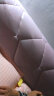 欧苏缦新款全包加厚高档床头罩套靠背软包简约现代皮木床头盖布保护套子 雪青 1.9米长床头罩 实拍图