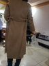 ETLK高端雙面呢羊毛大衣女長(cháng)款修身2025秋冬新款氣質(zhì)赫本風(fēng)毛呢子外套 駝色 大氣顯白（不挑人，主推） 3XL 145-160斤 曬單實(shí)拍圖