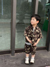 mlgt kids童裝男童套裝春秋裝2025新款韓版中小兒童衛衣男孩運動(dòng)衣服 灰色 100 cm 曬單實(shí)拍圖