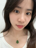 中國黃金（CHINA GOLD）彌勒佛黃金項鏈女足金和田玉吊墜七夕情人節(jié)送老婆媽媽長輩生日 足金玉佛和田玉吊墜+K金鏈 曬單實拍圖