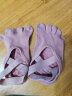 杜威克 瑜伽袜子硅胶防滑练功舒适按摩五指袜耐磨运动透气吸汗粉色 实拍图