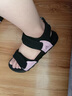 苓隆夏新款百搭平底越南運動(dòng)涼鞋女孕婦大碼魔術(shù)貼海邊度假沙灘鞋 黑色 40 曬單實(shí)拍圖