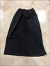 云皎毛呢半身裙女秋冬中長(cháng)款高腰A字裙小個(gè)子傘裙顯瘦寬松大擺裙 咖色 S建議98斤以?xún)?曬單實(shí)拍圖