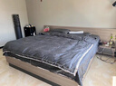逸戀衣柜北歐臥室家具套裝組合全屋定制主臥家用床衣柜整套家具婚房 單床+2柜+椰棕棕墊+1.2米衣柜 1500mm*2000mm  組裝式箱體床 曬單實(shí)拍圖