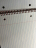 凯萨(KAISA)A4美式复古笔记本大学生考研本子三孔活页线圈本记事本100张手帐本日记本红色 实拍图
