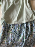欧莎（OSA）休闲半身裙套装女新款碎花裙子T恤减龄时尚两件套套装裙 浅绿色B（后腰加橡筋） XL 实拍图