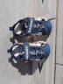 巴布豆（BOBDOG）男童凉鞋夏季新款包头儿童凉鞋中大童软底宝宝沙滩鞋子 深宝蓝/焰火橙 22码内长13.8cm 实拍图