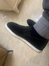 老美華冬季男士棉鞋老北京棉布鞋中老年加棉保暖棉鞋一腳蹬 黑色 39 曬單實(shí)拍圖