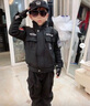 WONST兒童警6官衣服全套特訓(xùn)裝備男童黑貓警長(zhǎng)送兒童禮物特種部兵演出 長(zhǎng)袖4件套 120 cm 曬單實(shí)拍圖