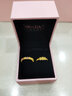 周大福SOINLOVE寶藏女孩蜜粉金愛(ài)心滿(mǎn)心定價(jià)足金黃金空心戒指女VR916 13號 曬單實(shí)拍圖