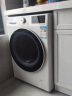 LG 10.5公斤全自动滚筒洗衣机 智能DD直驱变频 95℃高温煮洗 大容量家用超薄 纤慧系列白FLX10N4W 实拍图