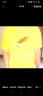 美莎尼纯棉t恤女短袖2023夏季韩版显瘦百搭休闲女装上衣打底衫 羽毛黄色+英文羽毛绿色 3XL 建议145-160斤 实拍图