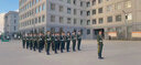 國旗班儀仗隊(duì)服裝中學(xué)生國旗護(hù)衛(wèi)隊(duì)禮服套裝學(xué)校護(hù)旗升旗儀式服飾 綠色女款十五件套 175 男款175適合130-145斤 曬單實(shí)拍圖